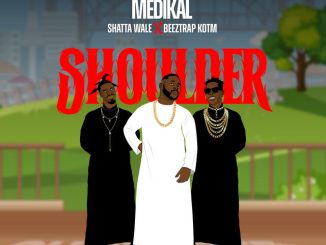 Medikal Shatta Wale Beeztrap KOTM Shoulder